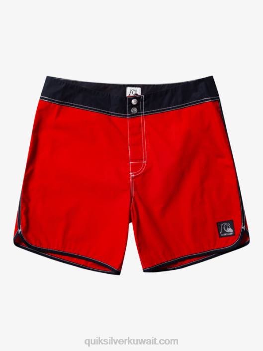 شورت اسكالوب سناب 16 بورد Quiksilver رجال 6800169 أحمر شديد الخطورة