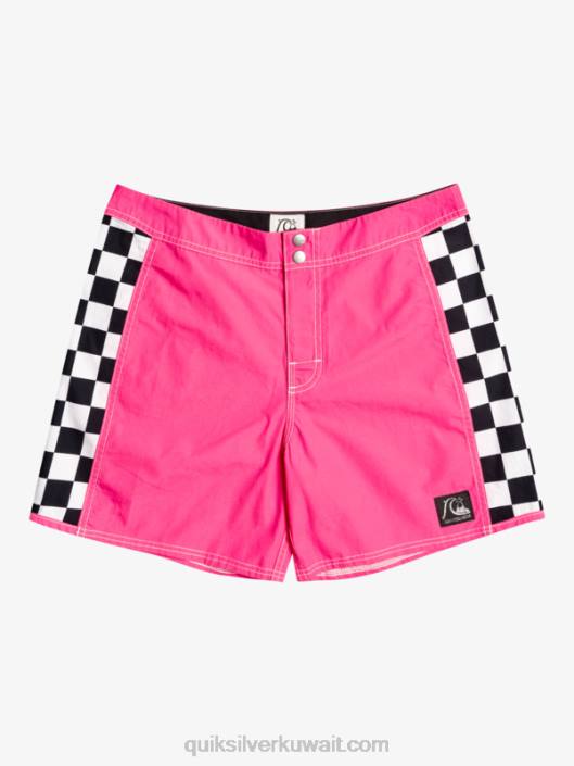 الأصلي القوس 16 شورت Quiksilver رجال 68001781 صدمة الوردي