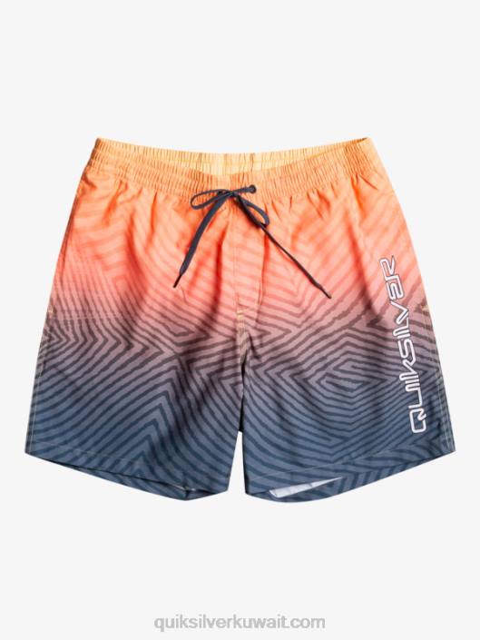 كل يوم مشوه الشعار 17 وابل Quiksilver رجال 68001179 منتصف الليل البحرية