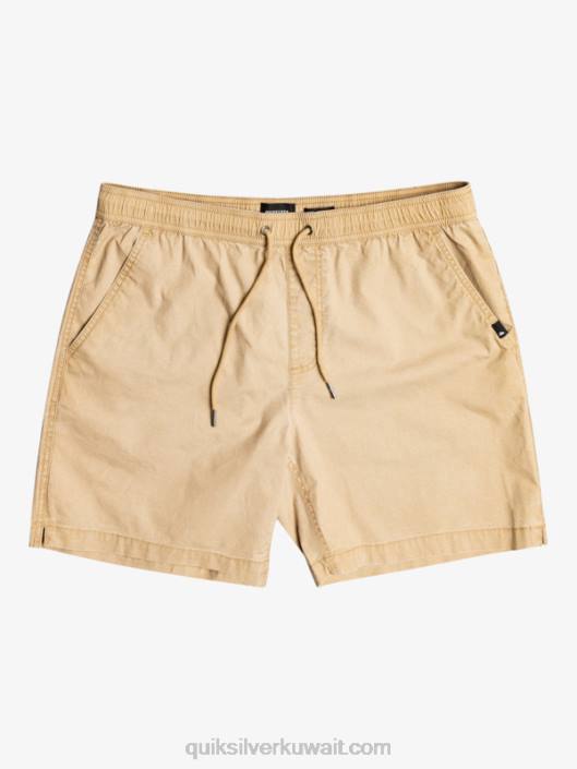تايجر 17 شورت خصر مطاطي Quiksilver رجال 68001376 بلاج
