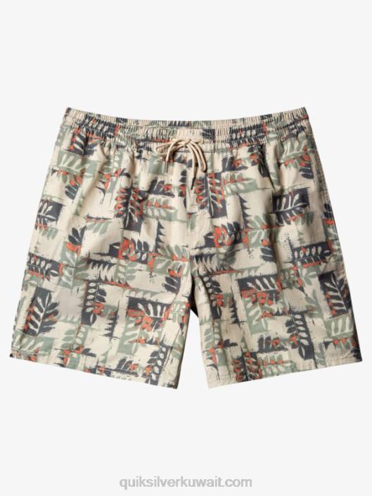 زوارق مائية على الشعاب المرجانية 17 وابل Quiksilver رجال 6800546 زورق الأرز البني