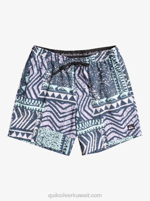 مزيج الأمواج 17 وابل Quiksilver رجال 6800636 منتصف الليل البحرية