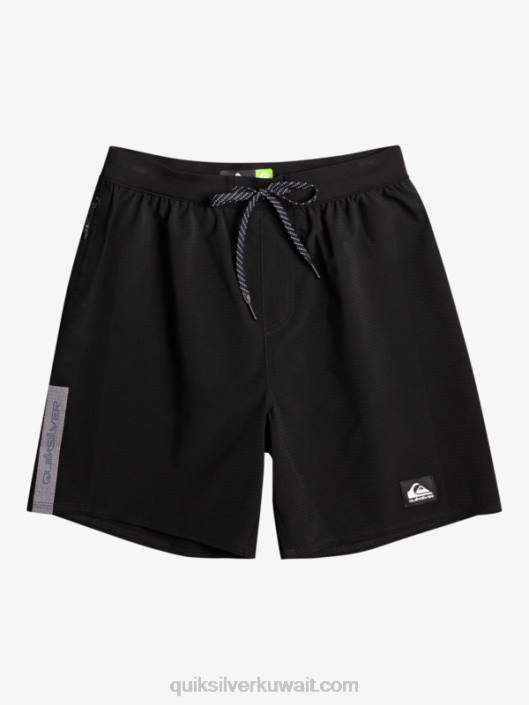هايلايت أومني قصير 17 وابل Quiksilver رجال 6800807 أسود