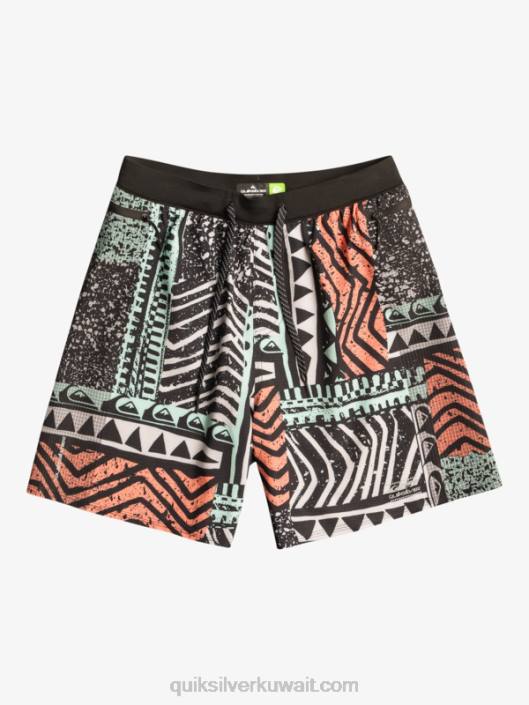 هايلايت أومني قصير 17 وابل Quiksilver رجال 6800808 البنفسجي الرمادي