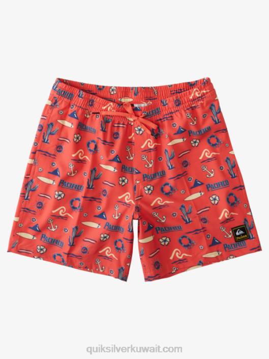 17 كرة Quiksilver x Pacifico رجال 68001764 الكرة الطائرة الحمراء باسيفيكو كويك سيلفر