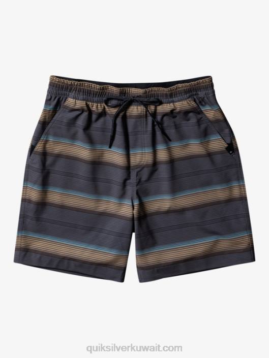 تايجر طباعة 18 شورت برمائي Quiksilver رجال 6800100 بلاج