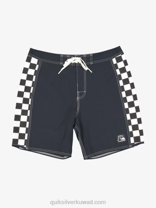 الأصلي القوس 18 شورت Quiksilver رجال 68001730 أسود