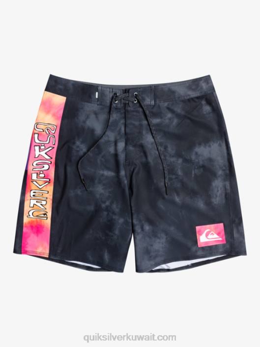 سيرفيسيلك أسيد غسيل 18 شورت Quiksilver رجال 68001747 أسود