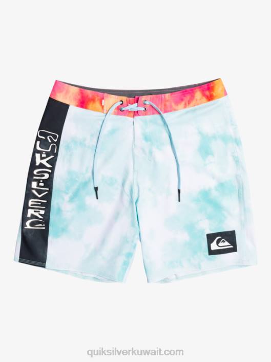 سيرفيسيلك أسيد غسيل 18 شورت Quiksilver رجال 68001748 الملاك الأزرق