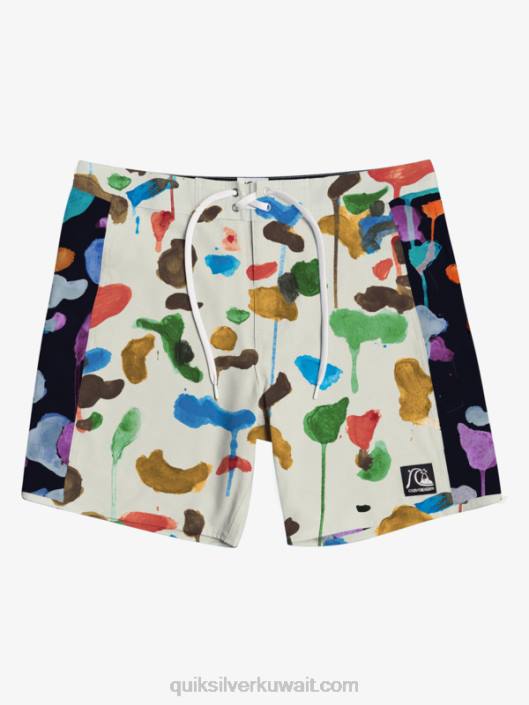 18 شورت من قماش القنب الأصلي Quiksilver رجال 68001822 natas kaupas - خشب البتولا