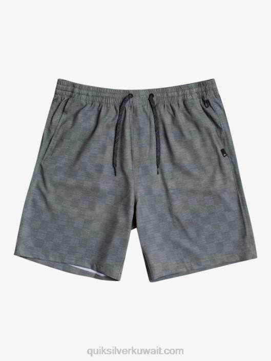 مربعات مطاطية 18 شورت برمائي Quiksilver رجال 68001853 المدن شيك
