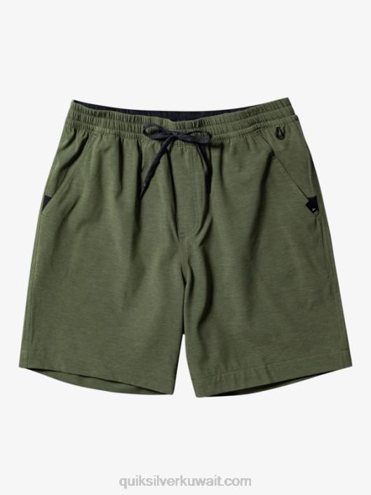 تايجر هيذر 18 شورت بورد برمائي Quiksilver رجال 6800303 اربع اوراق برسيم