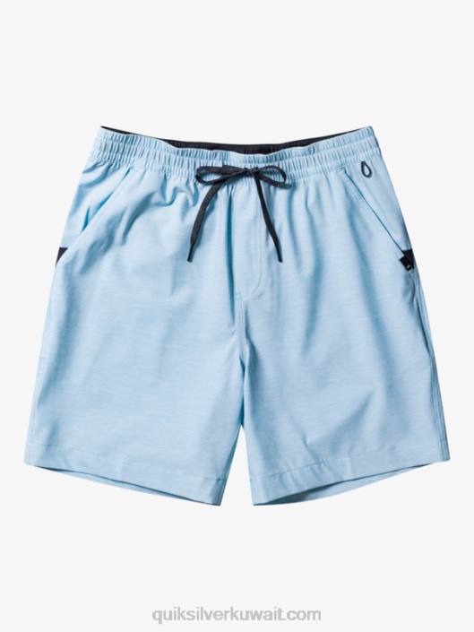 تايجر هيذر 18 شورت بورد برمائي Quiksilver رجال 6800304 هيذر السماء الزرقاء