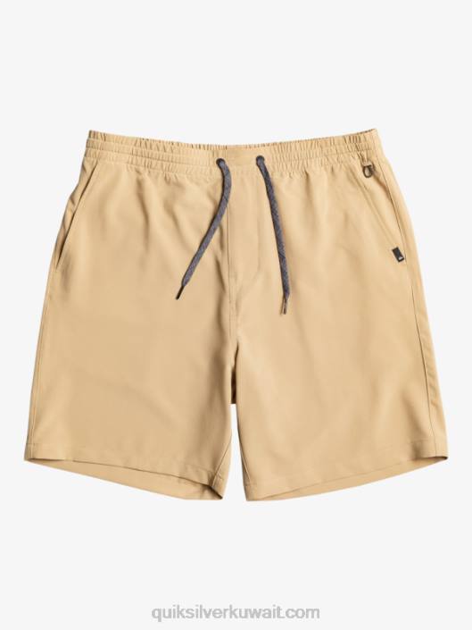 شورت محيطي مرن 18 برمائي Quiksilver رجال 6800344 بلاج