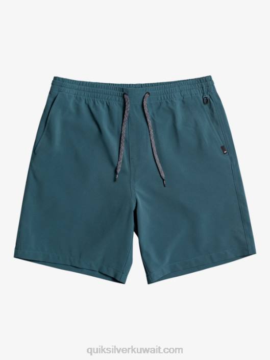 شورت محيطي مرن 18 برمائي Quiksilver رجال 6800345 منتصف الليل البحرية