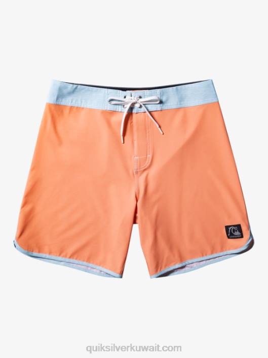 الأصلي الإسكالوب 18 بوردشورت Quiksilver رجال 680090 تان النحاس