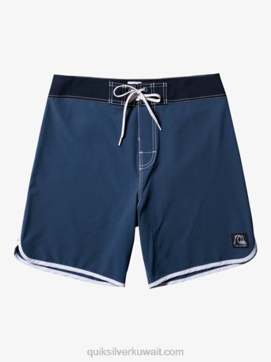 الأصلي الإسكالوب 18 بوردشورت Quiksilver رجال 680092 منتصف الليل البحرية