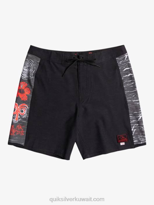 أشياء الأصلي القوس 1986 18 شورت Quiksilver x Stranger رجال 68001786 رأسا على عقب