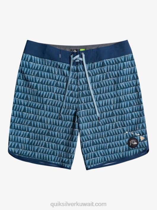 تصفح الانترنت شورت هاواي اسكالوب 19 بوردشورت Quiksilver رجال 68001323 المقاطعات الزرقاء