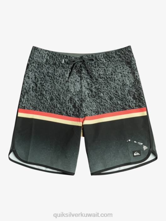شورت تصفح سيلك أسقلوب 19 شورت Quiksilver رجال 68001395 أسود