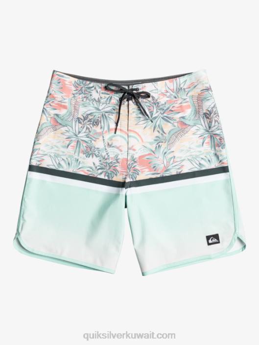 شورت تصفح سيلك أسقلوب 19 شورت Quiksilver رجال 68001396 السماء الزرقاء