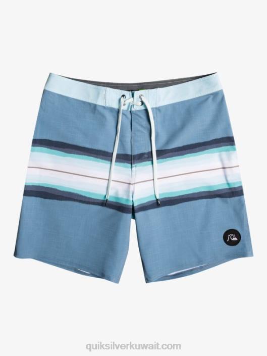 شورت تصفح من راتنج الحرير 19 Quiksilver رجال 68001444 النقباء الأزرق