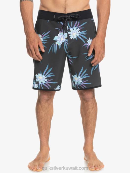 شورت تصفح سيلك اسكالوب 19 Quiksilver رجال 68001493 مدرج المطار