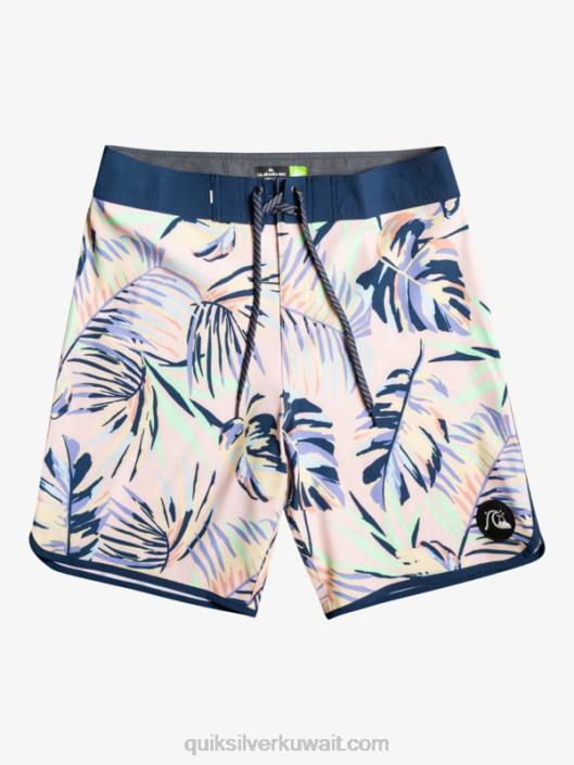 شورت تصفح سيلك اسكالوب 19 Quiksilver رجال 68001495 سوط الخوخ