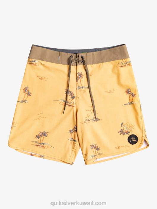 شورت تصفح سيلك اسكالوب 19 Quiksilver رجال 68001497 أكسيد الرصاص