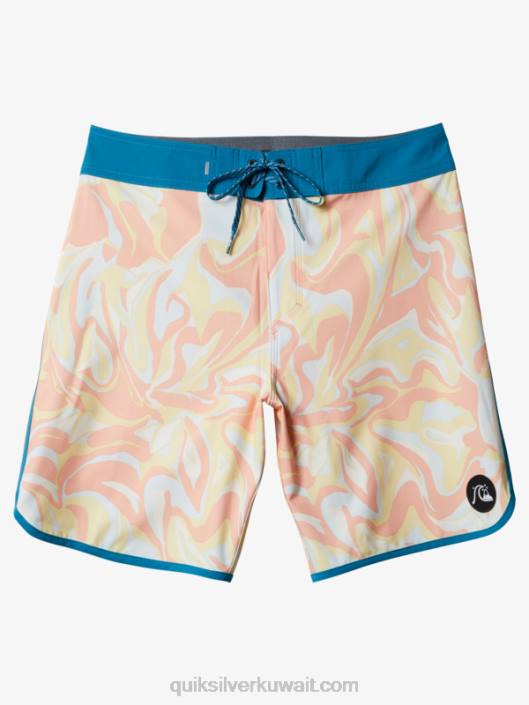 شورت تصفح سيلك اسكالوب 19 Quiksilver رجال 68001499 الخوخ الوردي