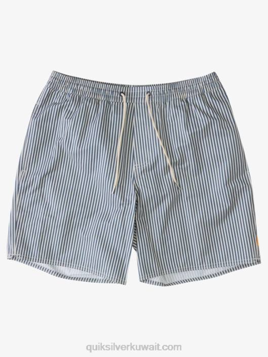 شريط سطح السفينة المائية 19 وابل Quiksilver رجال 68001842 شريط سطح السفينة الأزرق الراية