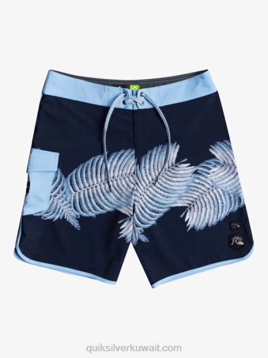 تصفح الانترنت شورت هاواي اسكالوب 19 بوردشورت Quiksilver رجال 68001880 بليزر كحلي