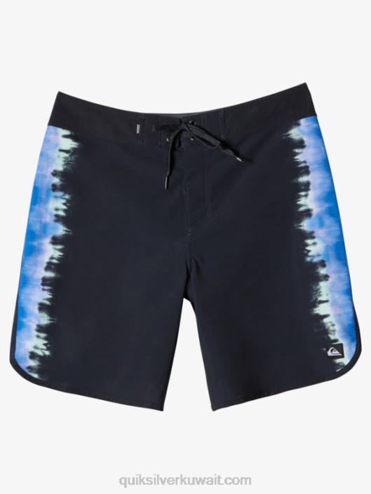 شورت تصفح سيلك اسكالوب 19 Quiksilver رجال 6800216 أسود