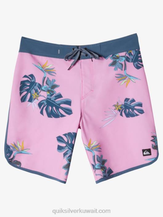 شورت تصفح سيلك اسكالوب 19 Quiksilver رجال 6800217 ضوء القمر البنفسجي