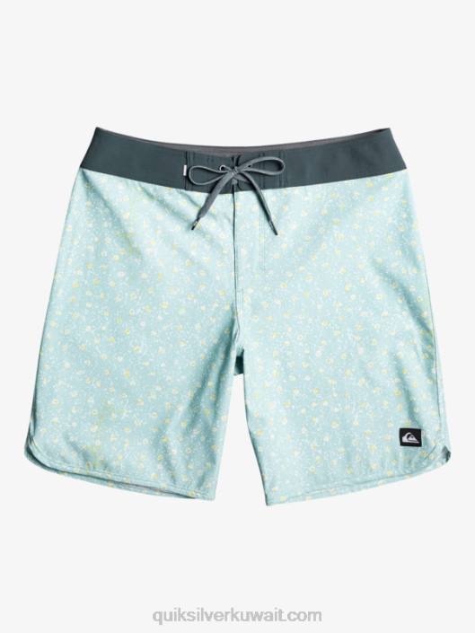شورت تصفح سيلك اسكالوب 19 Quiksilver رجال 6800220 السماء الزرقاء