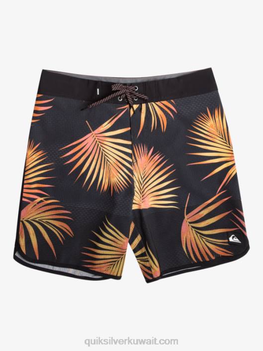 هايلايت اسكالوب 19 شورت Quiksilver رجال 680023 أحمر معدني