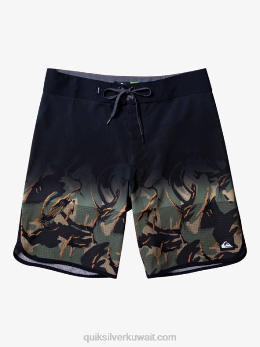 هايلايت اسكالوب 19 شورت Quiksilver رجال 680025 اربع اوراق برسيم