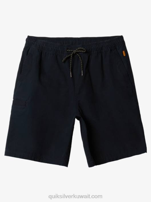 شورت مائي خفيف 19 مرن Quiksilver رجال 6800256 أسود