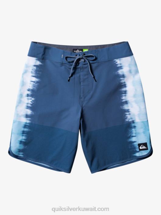 هايلايت اسكالوب 19 شورت Quiksilver رجال 680026 بحر بيرينغ