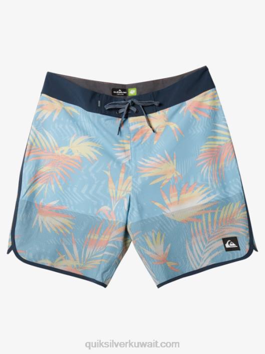 هايلايت اسكالوب 19 شورت Quiksilver رجال 680034 السماء الزرقاء
