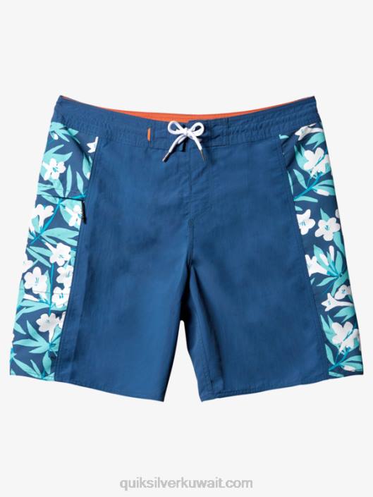 شورت متين لجرف الماء 19 بوردشورت Quiksilver رجال 6800416 الراية الزرقاء