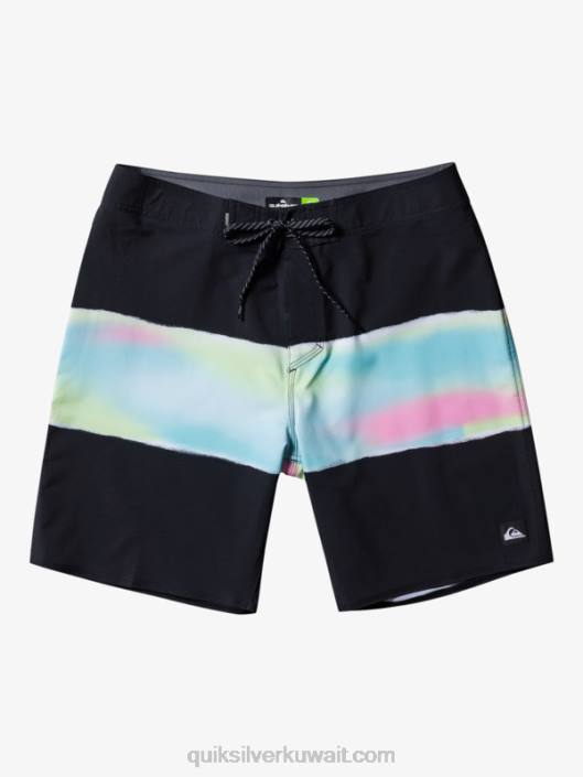 فرشاة سيرفيسيلك الهوائية 19 شورت Quiksilver رجال 6800643 أسود