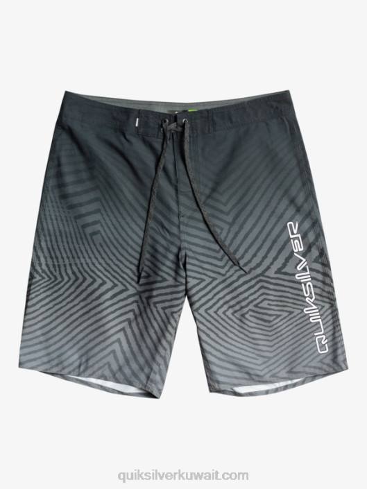 كل يوم الاعوجاج تتلاشى 20 شورت Quiksilver رجال 68001281 أسود
