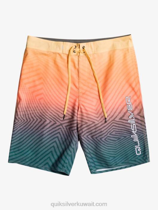 كل يوم الاعوجاج تتلاشى 20 شورت Quiksilver رجال 68001284 منتصف الليل البحرية
