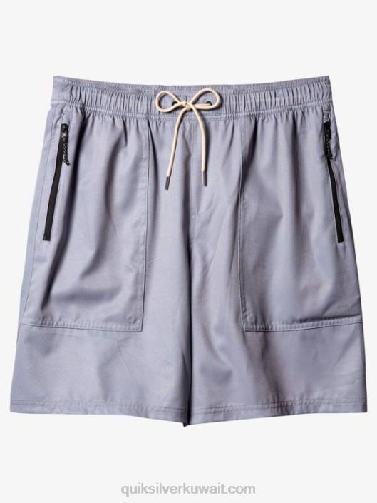 شورت ووترمان كشافة سحاب برمائي 20 بوردشورت Quiksilver رجال 68001326 جلد القرش