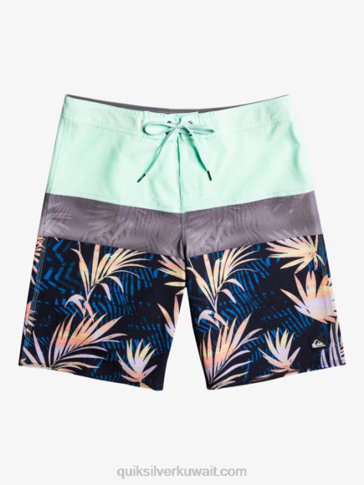 لوح حرير الأمواج 20 شورت Quiksilver رجال 6800134 زجاج الشاطئ