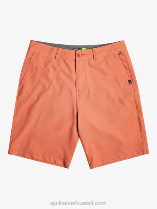 برمائيات اتحاد المحيط 20 شورت الهجين Quiksilver رجال 6800139 الفخار
