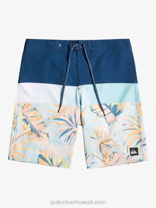 لوح حرير الأمواج 20 شورت Quiksilver رجال 68001450 شارة زرقاء