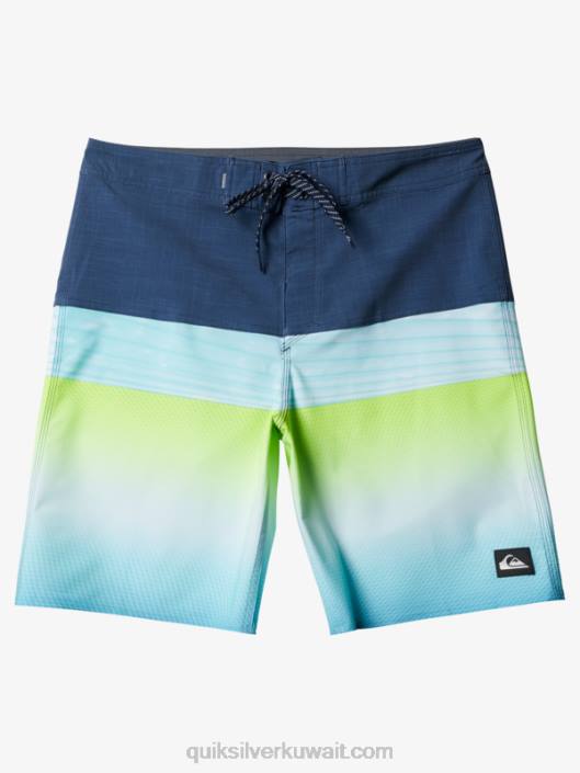 لوح حرير الأمواج 20 شورت Quiksilver رجال 68001454 بليزر كحلي