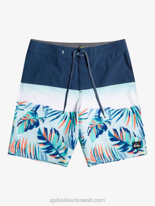 لوح حرير الأمواج 20 شورت Quiksilver رجال 68001456 شارة زرقاء